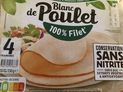 Blanc de poulet 100% filet
