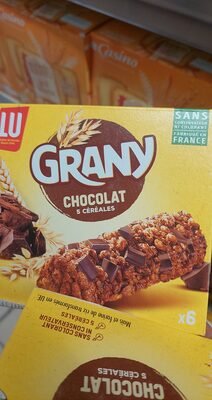 LU - Grany Chocolate 5 Cereals Bar x6, 125g (4.5oz)